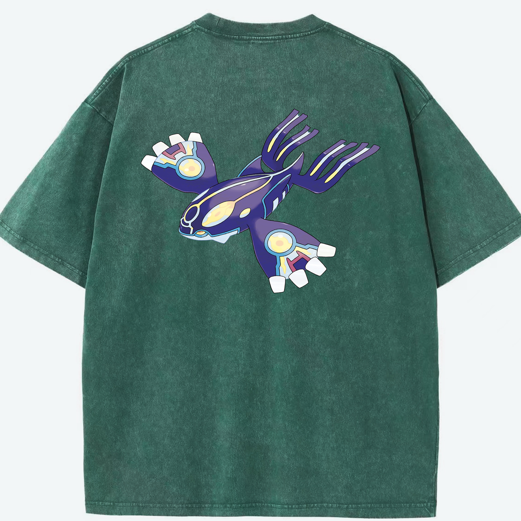 （画像用） ポケットモンスター Pokémon 綿100% ヴィンテージ風 半袖Tシャツ（背面プリント）